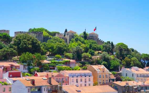 Lisbona: biglietto elettronico per il Castello di São Jorge e audioguida opzionale