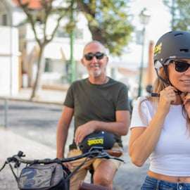 Lisbona: Scoprire la città, noleggio di biciclette elettriche
