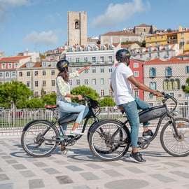 Lisbona: Scoprire la città, noleggio di biciclette elettriche
