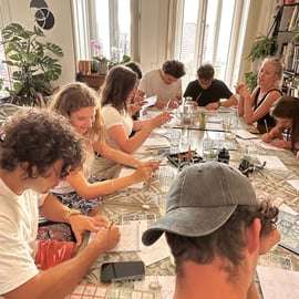 Lisbona: Laboratorio di design "Crea la tua piastrella" di Azulejos