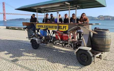 Lisbona: Tour in bicicletta con sangria e birra