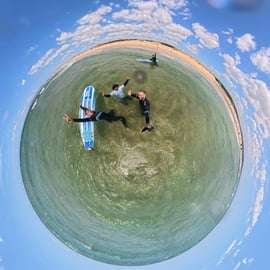 Lisbona: Lezione di surf sulla spiaggia di Costa de Caparica