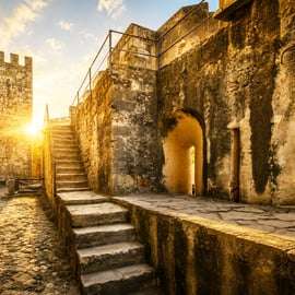 Castello di São Jorge: ingresso con accesso prioritario e audioguida