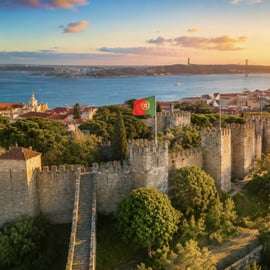 Castello di São Jorge: ingresso con accesso prioritario e audioguida