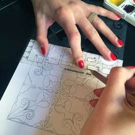 Lisbona: Laboratorio di design "Crea la tua piastrella" di Azulejos