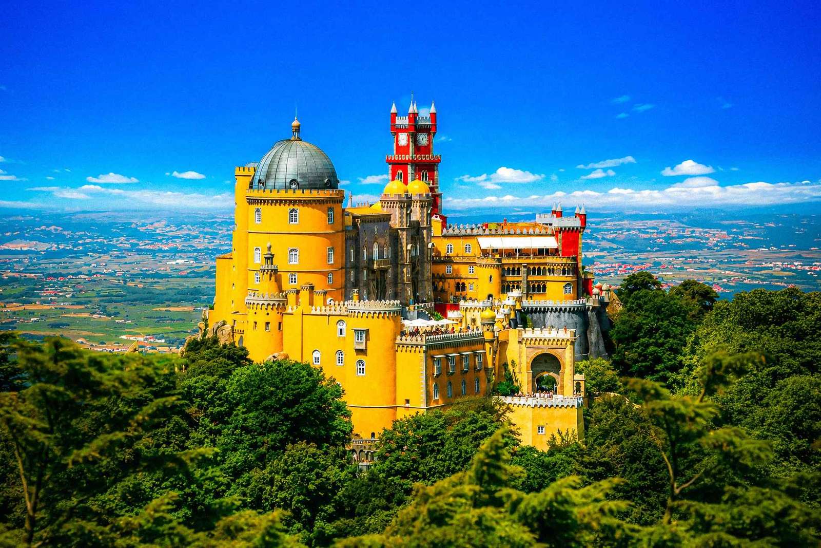 Gita di 1 giorno a Sintra, Pena, Regaleira, Boca do Inferno e Cascais