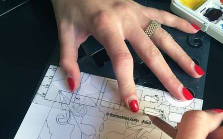 Lisbona: Laboratorio di design "Crea la tua piastrella" di Azulejos