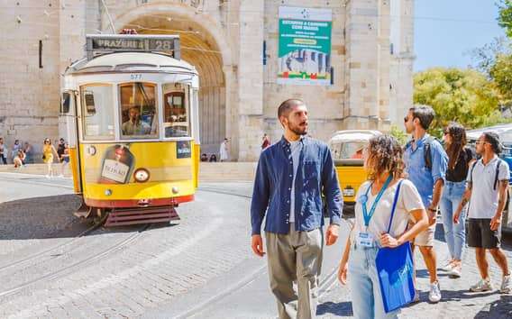 Tour a piedi del meglio di Lisbona: Rossio, Chiado e Alfama