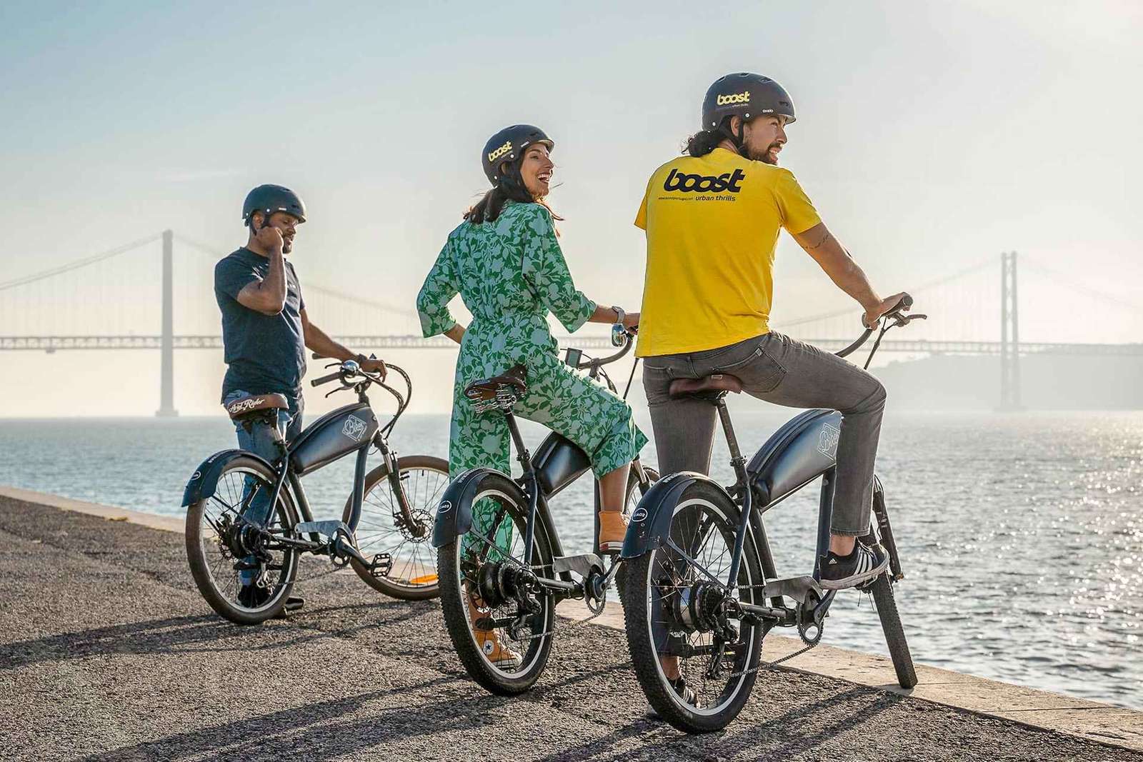 Lisbona: Tour in bicicletta elettrica lungo il fiume fino a Belém