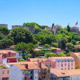 Lisbona: biglietto elettronico per il Castello di São Jorge e audioguida opzionale