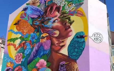 Lisbona: Tour a piedi dell'arte di strada Kickstart