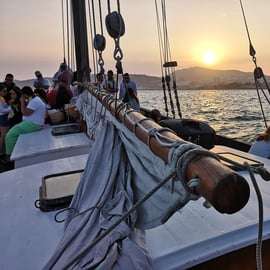 Setubal: tramonto a bordo