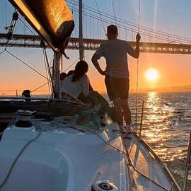 Lisbona: Crociera al tramonto