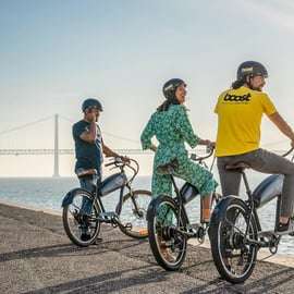 Lisbona: Tour in bicicletta elettrica lungo il fiume fino a Belém