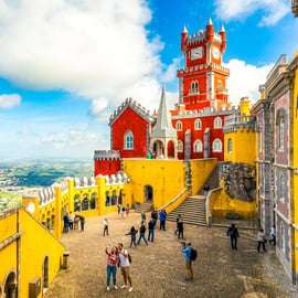 Gita di 1 giorno a Sintra, Pena, Regaleira, Boca do Inferno e Cascais