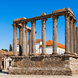 Da Lisbona: ÉVORA + Cappella delle Ossa + MONSARAZ + Vini dell'Alentejo