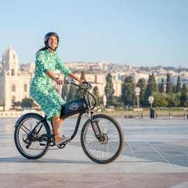 Lisbona: Scoprire la città, noleggio di biciclette elettriche