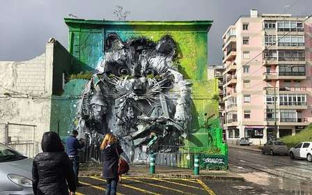 Lisbona: Tour dell'arte di strada