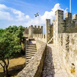 Lisbona: Biglietto di ingresso prioritario per il castello di Sao Jorge con guida