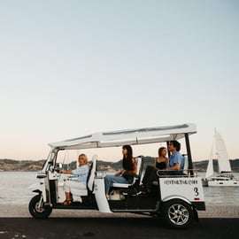 Lisbona: Tour privato della città con Eco Tuk Tuk