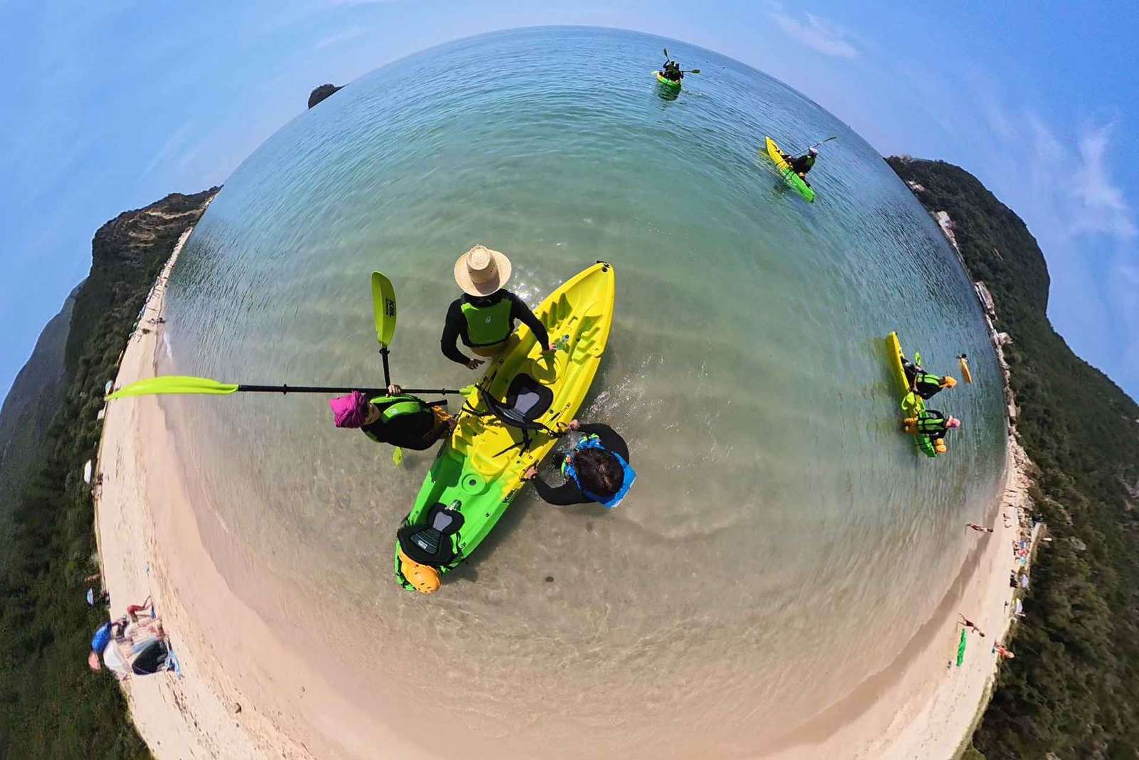 Lisbona: esperienza di kayak e snorkeling ad Arrábida, sito UNESCO