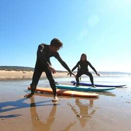 Esperienza di surf a Lisbona