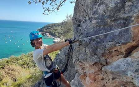 Lisbona: via ferrata nel Parco Naturale di Arrábida a Setúbal