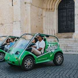 Lisbona: tour degli spinaci guidato da GPS in auto elettrica