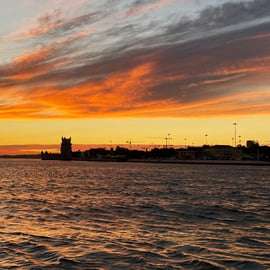 Lisbona: Crociera al tramonto