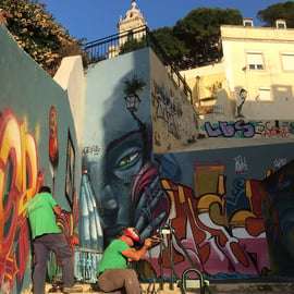 Lisbona: Tour dell'arte di strada