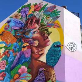 Lisbona: Tour a piedi dell'arte di strada Kickstart