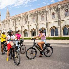 Lisbona: Tour in bicicletta elettrica lungo il fiume fino a Belém