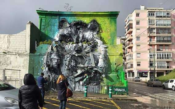 Lisbona: Tour dell'arte di strada