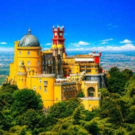 Gita di 1 giorno a Sintra, Pena, Regaleira, Boca do Inferno e Cascais